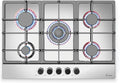 KKT KOLBE G805ED Plaque de cuisson, 74 cm, réglable, acier inoxydable, 10, 6 kW, 5 zones