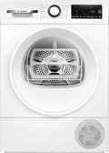Bosch Sèche-linge avec pompe à chaleur, 8 kg, éclairage LED, 84.2 cm, 59.8 cm, 61.3 cm, WQG133DTFR, Série 6, Blanc