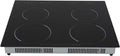 HPDTZ Plaque de cuisson, 6000 W, acier inoxydable, pour casseroles à fond plat, 4 zones, 4 zones de cuisson, commande tactile, verre