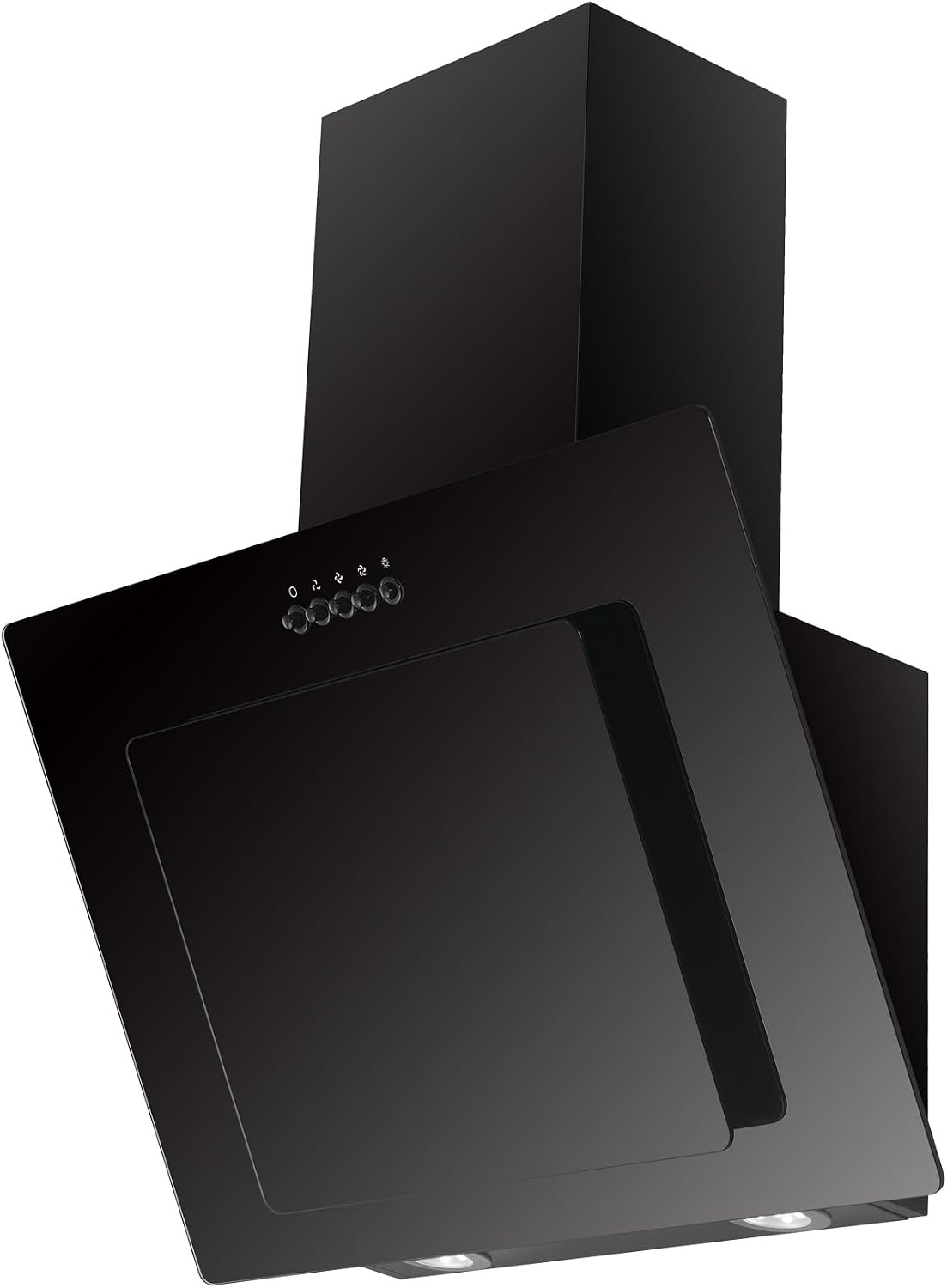 Hotte aspirante Respekta CH21060SBZ, verre, éclairage LED, 60 cm, 62 dB, 110, 7 × 59, 8 × 30, 5 cm, 135 cm, 150 cm, 3 niveaux