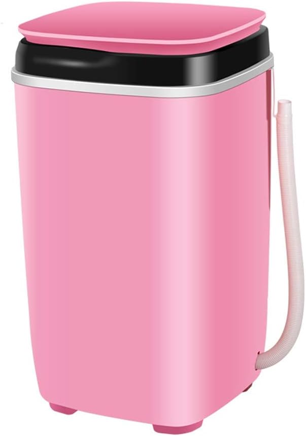 MBWDJ Lave-linge, 220 V, 25.9 pouces, 37 × 37 × 66CM, 240W, 50 Hz, Dimensions: 37 * 37 * 66CM, minuterie, Couleur: Rose