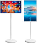DPQYJPP 1080P Moniteur PC, téléviseur mobile à écran tactile rotatif avec caméra 6+128 Go, 21, 5 pouces, téléviseur à écran tactile, 7 800 mAh