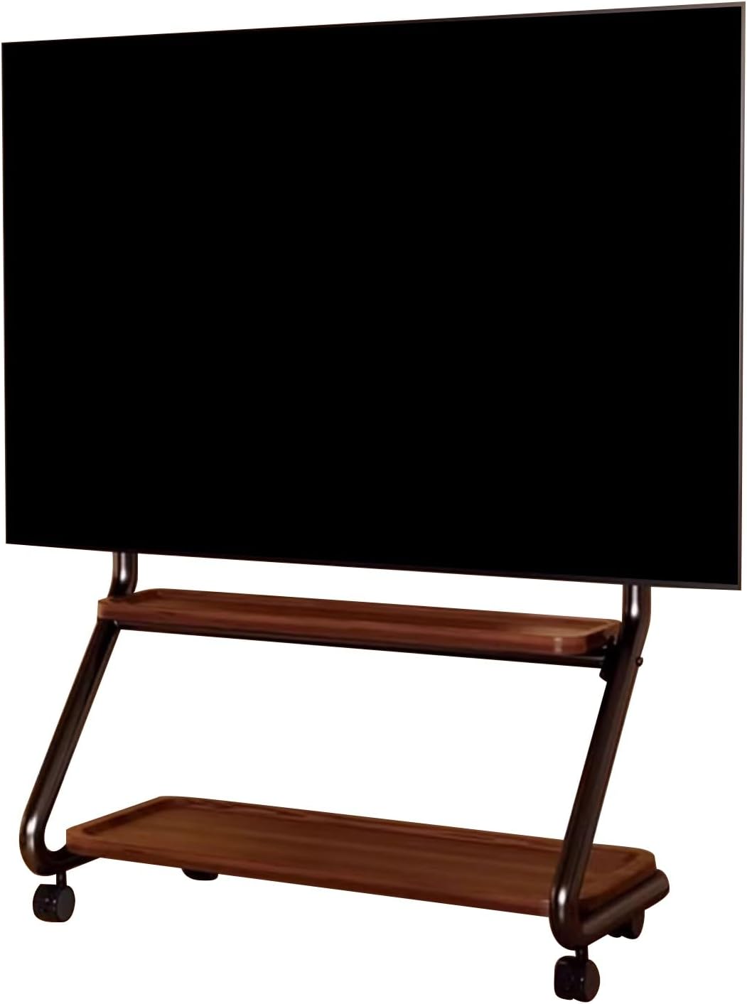 YZWZZXC Support TV sur pied, éclairage LED, 75 Pouces, 50 Kg, 100 × 100 mm, 600 × 500 mm, Capacité de Charge de 50 Kg, 58in, 148cm, 148cm/58in