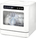 Lave-vaisselle QIUNAOZI, 43 cm, Convient pour 2 À 4 Personnes, 39 cm, 46 cm, Fonction Haute Température Et Séchage À L'air, 75 °C, 8 couverts