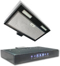 Hotte aspirante OSPSHPG, acier inoxydable, éclairage LED, 20 Pouces, Pour Camping-car, 12 V, 24 V, 518 × 283 × 62 mm, 62, 5 × 30 × 9 cm, 20 W, 40 W