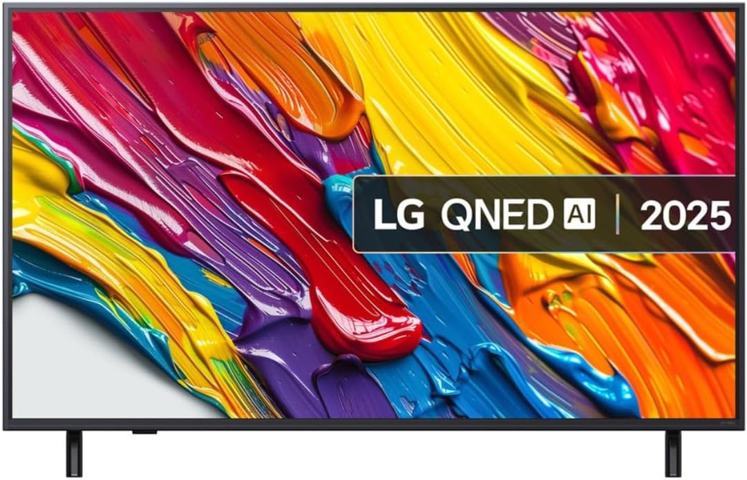 LG 50QNED82A6B Téléviseur, télécommande, WebOS 25, éclairage LED