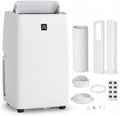 Climatiseur portable, 14000 BTU, télécommande, pour une surface jusqu'à 750 pi2, Garvee, 50 dB, 52 dB, 1 Mode, 4 en 1, 24H minuterie