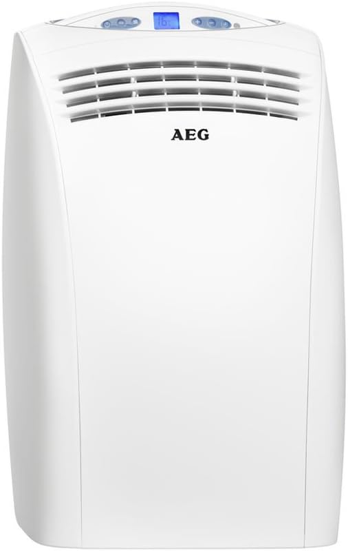 AEG K27 233753 Climatiseur mobile 3-en-1, refroidissement 2,7 kW, déshumidification, ventilation, classe A+