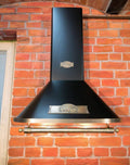 Hotte aspirante Kaiser, éclairage LED, 60 cm, 910 M3/H, Bronze/Hotte /910 M3/H, encastrable, Empire/Poignée