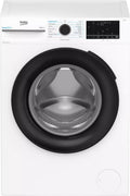 Lave-linge Beko BM3WFU49411B, 55 L, acier inoxydable, 84, 5 cm, 60 cm, 9kg, 15°C, 40°C, 15 programmes, fonction vapeur