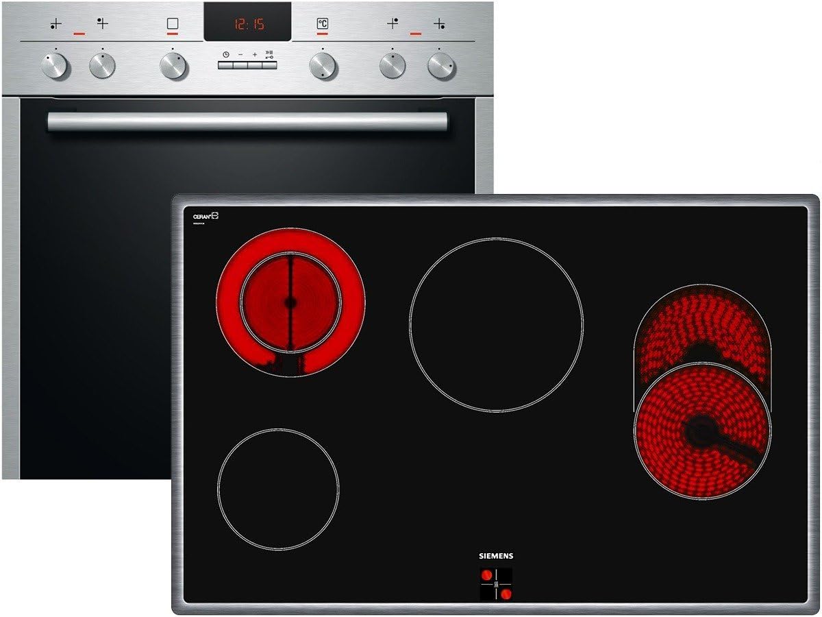Plaque de cuisson, acier inoxydable, 18 cm, SIEMENS, EQ643EK02B