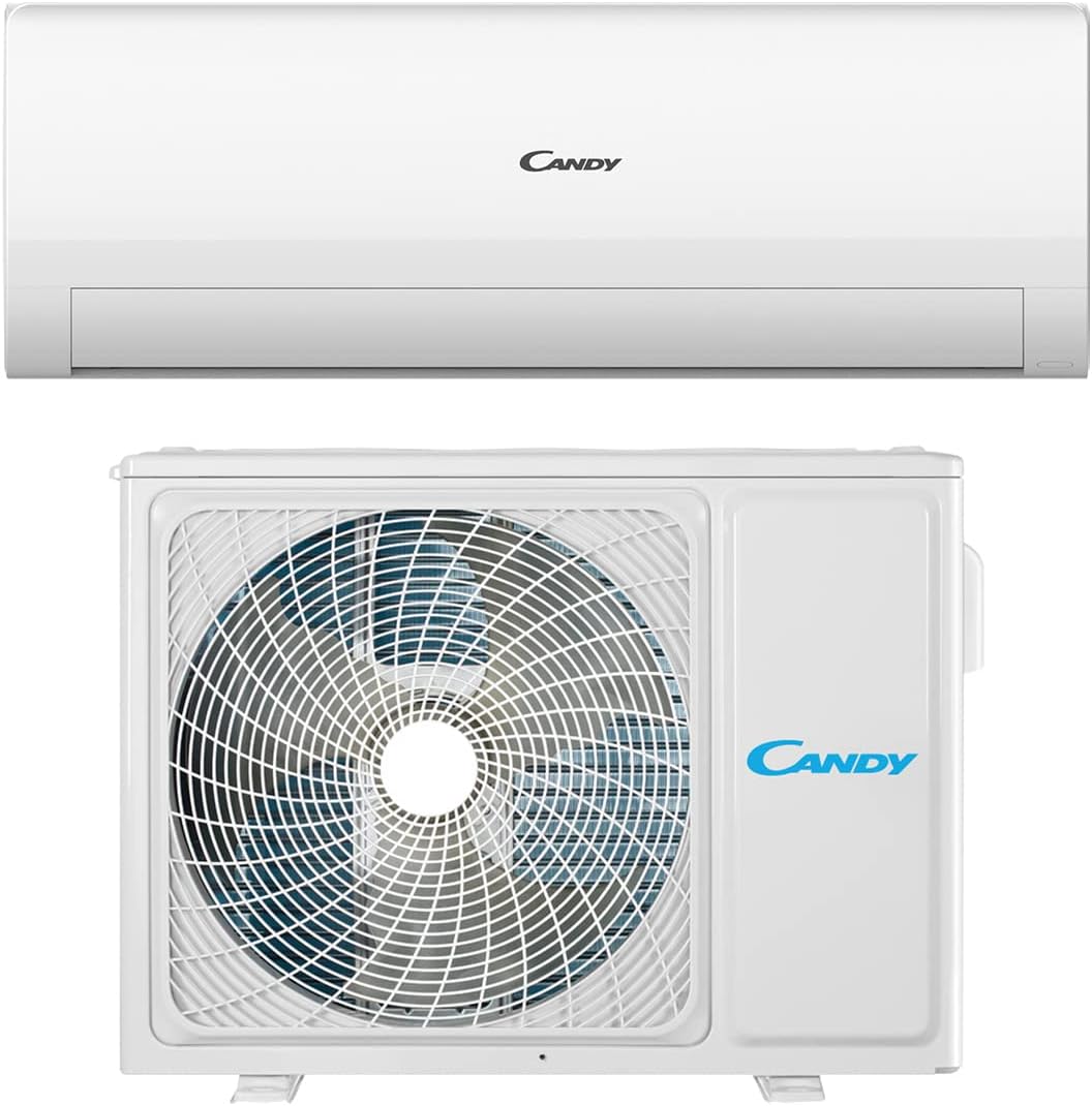 Climatiseur CANDY, télécommande, 18000 Btu, 18 000 BTU, 2 × 2, 7 m, 56 °C, 5 Fonction, 28 dBA, Steri-Clean 56°, pompe à chaleur, Self-Clean