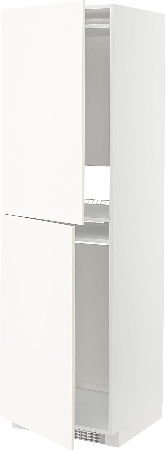 Protuning Meuble de cuisine, METOD Armoire haute pour réfrigérateur/congélateur, 60 × 60 × 200 cm, réglable, 18 mm, 60 cm, 61, 6 cm