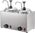 Chauffe-plat, Distributeur De Sauce 30-110 °C avec 2 Récipients De 2 L, Pompe À Chaleur pour Chocolat, acier inoxydable, MYUYEE, 30 ml