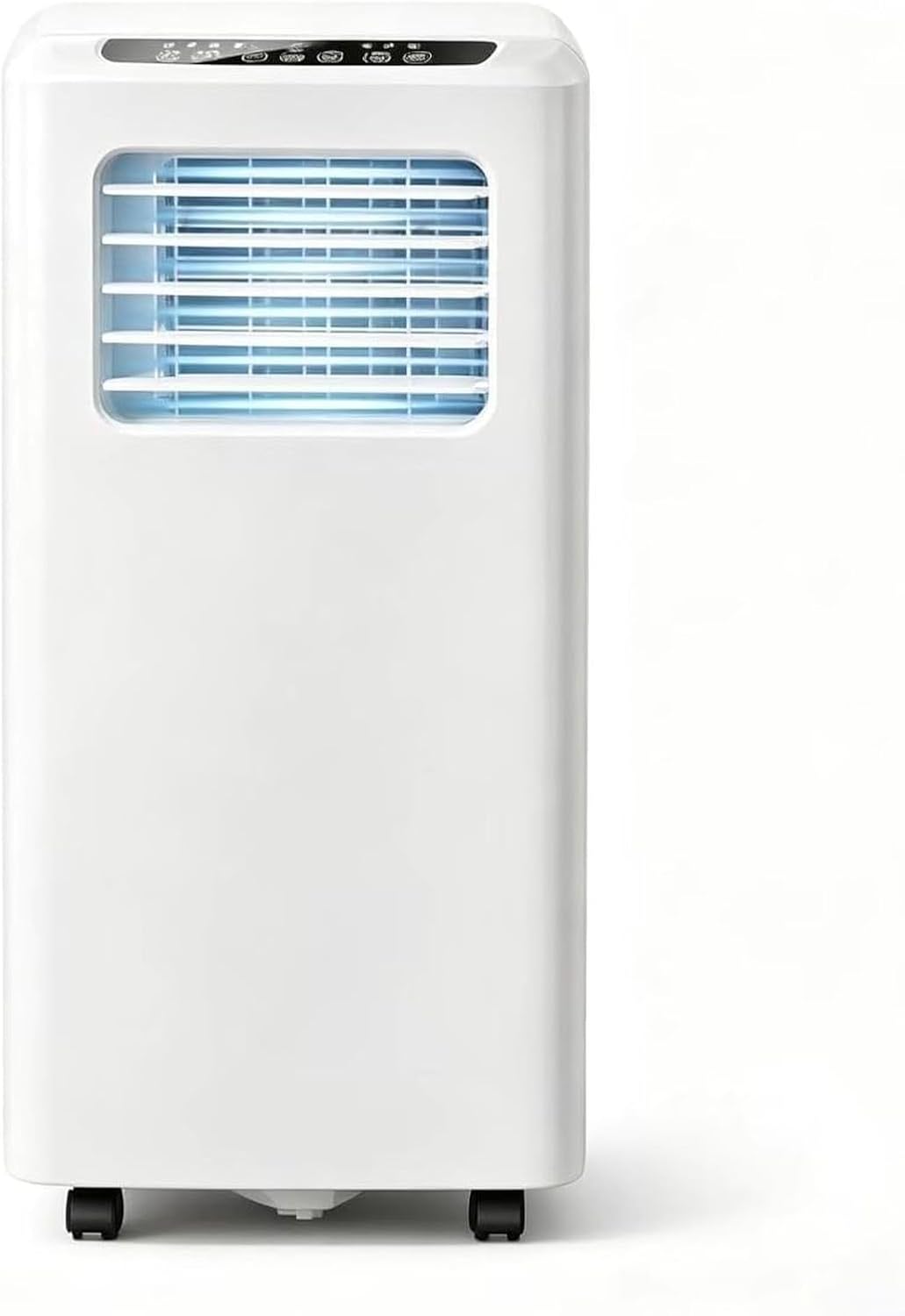 HUGGWRT Climatiseur, Multi-Vitesses à Usage Domestique et Bureau, 10000 BTU, avec Prise U, 9000 BTU, 3-en-1, Ventilateur pour 46 m2