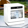 Lave-vaisselle QIUNAOZI, 43 cm, pour Appartements, 39 cm, 46 cm, 75 °C, 5 Programmes, 8 couverts, Lave 8 Bols Et Assiettes, portable