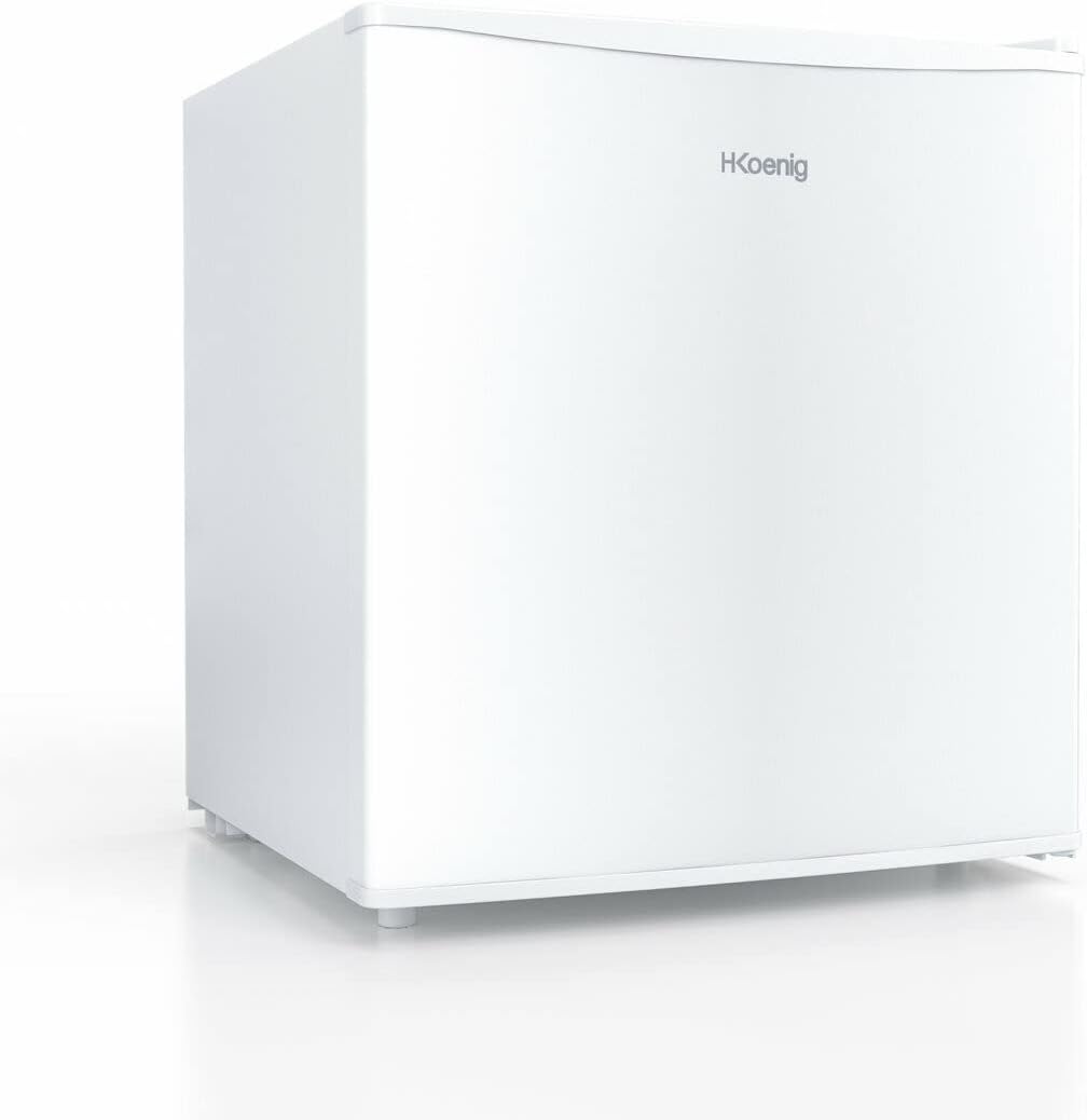 Mini réfrigérateur H.Koenig FGX480, verre, réglable, 39 dB, 51 cm, 45L, 46L, 45L Compact, Compartiment Glaçons 4L, Thermostat Réglable, Silencieux