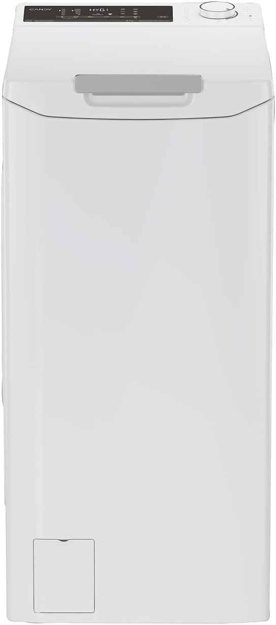 Lave-linge CANDY TCAS284TM4-S, Wi-Fi, 86 × 41 × 60 cm, 41 cm, 8kg, 17 Programmes, 40 programmes, Machine à Laver 8kg/1200 trs/min, Wifi