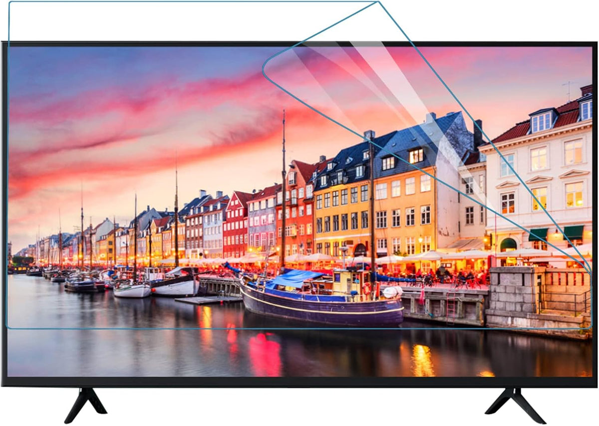 XQHD Protection d'écran, 58 Pouces, Anti Lumière Bleue TV Protecteur 47-58 Pouces, HD-48in