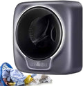 MLYYYDSS Mini lave-linge, 3 kg, éclairage LED, Machine à Laver compacte et essoreuse pour Appartement, 55 dB, commande tactile