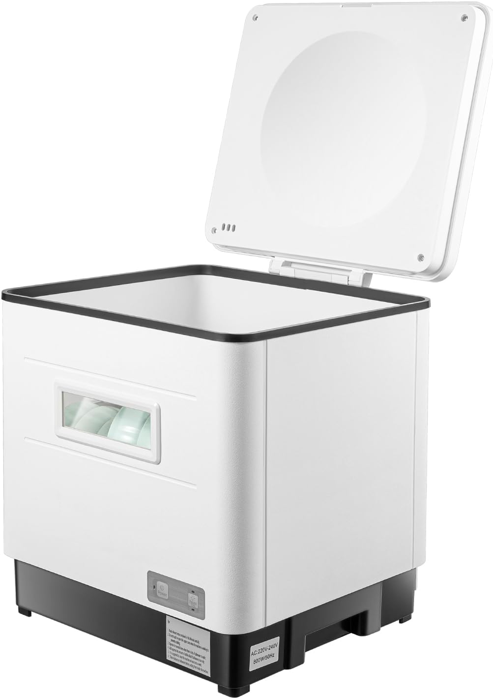 buedmsk Lave-vaisselle, 55 dB, pour Appartements, acier inoxydable, 800W, 3 Fonctions, portable, Lavage/Deslnfektlon/Stockage, Dortoirs et RV