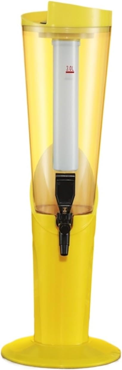 Distributeur de boissons, 3 L, AMYSTY, 21 × 60cm, Yellow