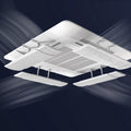 Climatiseur, ensemble de 4 pièces pour un confort amélioré, réglable de 50 à 73 cm, rotation à 180°, anti-vent direct, non parfumé
