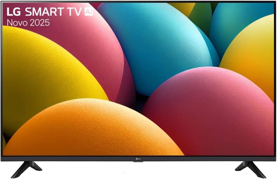 LG 43LR60006LA Téléviseur, 43 pouces, 43' LED FHD, 109 cm, 20 W, 60 Hz, HDR10, webOS 23, 2025, éclairage LED, Wi-Fi, Bluetooth