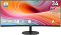 Moniteur PC, 34 pouces, réglable, msi, MP341CQ, 120Hz, 100 × 100mm, 200Hz, 60Hz, 75Hz, 1ms, Noir, UWQHD, Adaptive-Sync, HDMI, DisplayPort