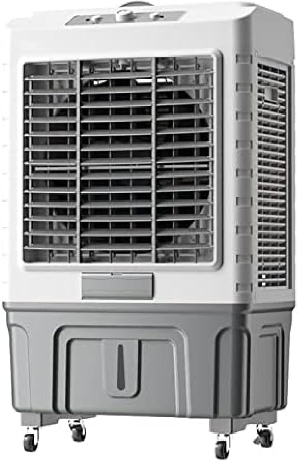 Climatiseur HYAMZO, 55 L, Moteur Puissant pour Un Refroidiss, 60 L, Grand Réservoir d'eau De 55 L, portable, Humidificateur Industriel