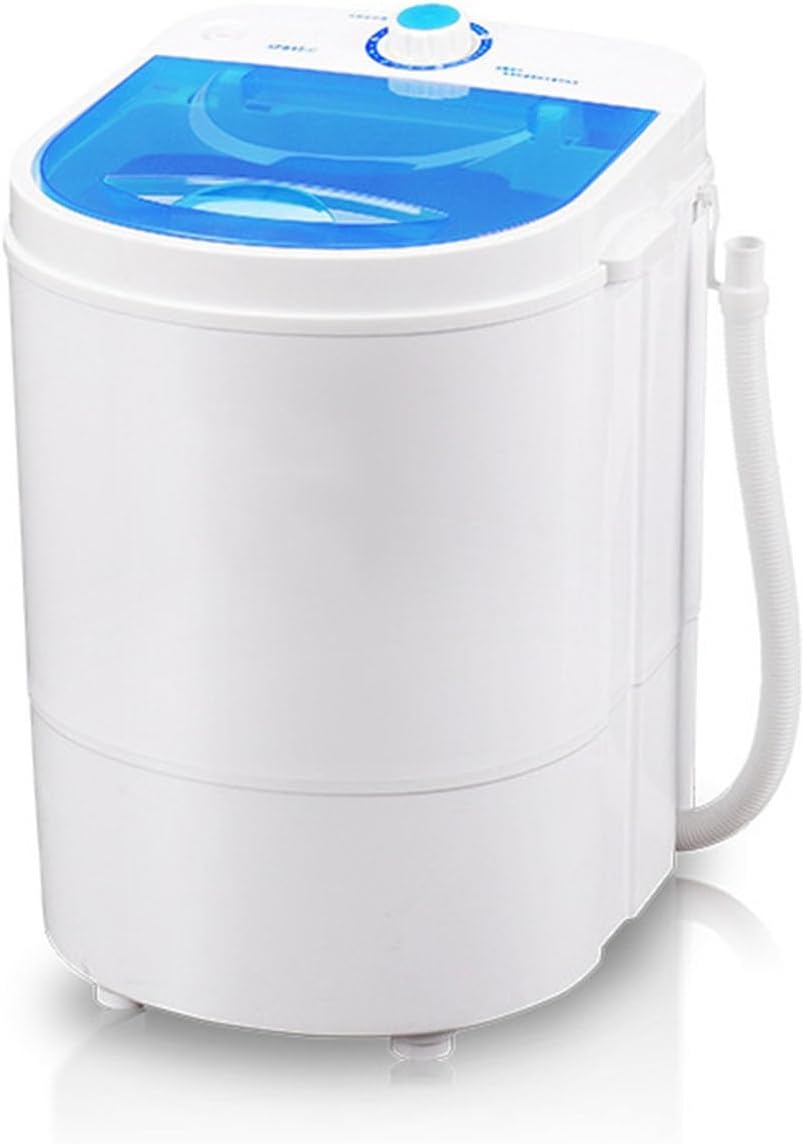 CJBWJM Mini lave-linge, Laveuse Pratique pour Sous-vêtements Chaussettes Appartement Camping-car Voyage, portable, Lave-Linge Semi-Automatique