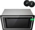 Hotte aspirante FIREGAS, éclairage LED, 52 cm, 9 Vitesses, 450 m3/h, réglable, Noir, encastrable, filtre à charbon