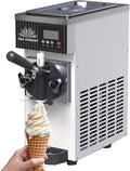 YXYLJOZ Machine à glace italienne, congélateur de Table de 2, 5 L avec Nettoyage Automatique en Une Touche, acier inoxydable, 32 °C, réglable