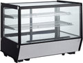 METRO Professional GCV1160R Réfrigérateur de présentation, 88 × 56.8 × 68.6 cm, réglable, acier inoxydable, 160 L, 12 °C, 2 clayettes réglables