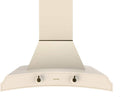 Hotte aspirante Gorenje, 60 cm, 3 niveaux, hotte cheminée/60 cm/mode évacuation ou recyclage beige, filtre à charbon