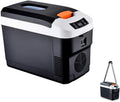 NMNMNM Mini réfrigérateur, 12 V, réfrigérateur de Voiture 10L, réglable, 24 V, 240 V, 22 × 43 × 31 cm, 28 × 15 × 24 cm, 28 dB, 12, 2 pouces, 12V