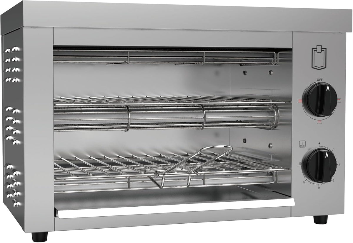 METRO Professional Grille-pain, 49.2 × 28 × 33.4 cm, avec deux étagères, 250 °C