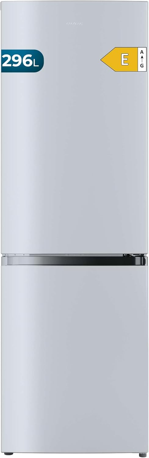 Réfrigérateur encastrable Cecotec, éclairage LED, 185 × 60 cm, Bolero CoolMarket Combi 296 DF Blanc