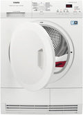 AEG Sèche-linge, 7 kg, éclairage LED, 118 l, 5, 28 l, 85 cm, T65770IH4, réglable, pompe à chaleur