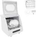 Lave-vaisselle ACROSSPART, avec réservoir d'eau de 5 l et 5 programmes, le bureau, 800 W, 220 V, 50 Hz, portable, le camping