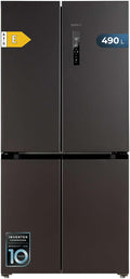 Réfrigérateur Cecotec, verre, No Frost, 490 L, 183 cm, 91 cm, 91 cm Largeur, 4 Portes, moteur Inverter, Faible Consommation, Moteur Inverter Plus