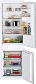 Réfrigérateur SIEMENS KI86NNSE0 IQ100, No Frost, 54.1 × 177.2 × 54.8 cm, 178 cm, 35 dB, 250 litres, éclairage LED, encastrable, Low Frost