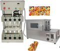BREVELTION Four à pizza, 70 × 160 × 6 mm, réglable, acier inoxydable, 530 × 350 × 980 mm, 82 × 44 × 52 cm, 12pc, 3200W, 300°C, 2000W