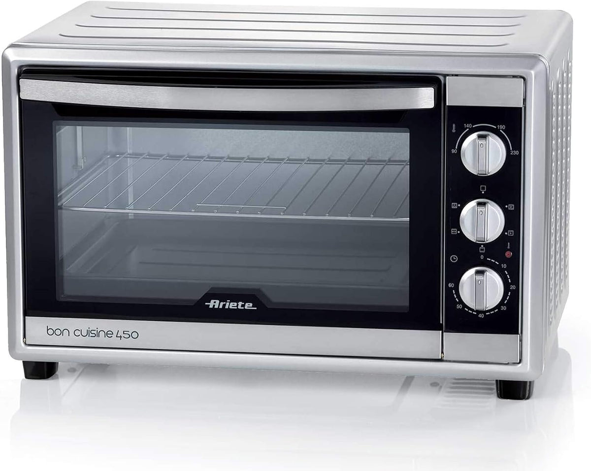 Ariete Mini-four, 1800W Inox, 230°C, acier inoxydable, minuterie