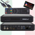 Récepteur TV satellite, 12 V, télécommande, HTS e-com, DVB-S2, 4K UHD, 60 programmes, Italien TV Rai Mediaset LA7, DVB-S2/T2, Wi-Fi, USB