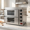 Four à pizza, 3000 W, réglable, acier inoxydable, 300 °C, minuterie, Appareil De Cuisson Intérieur