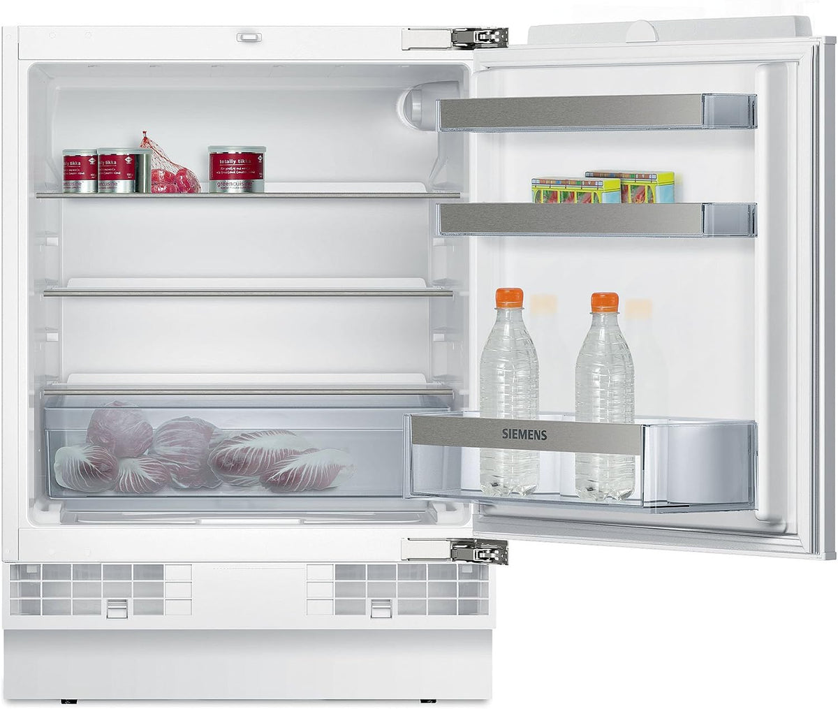 SIEMENS KU15RA65 Réfrigérateur, 82 × 60 × 55 cm, réglable, verre, 141 l, 38 db, 3 Porte, 141 litres, encastrable, porte réversible
