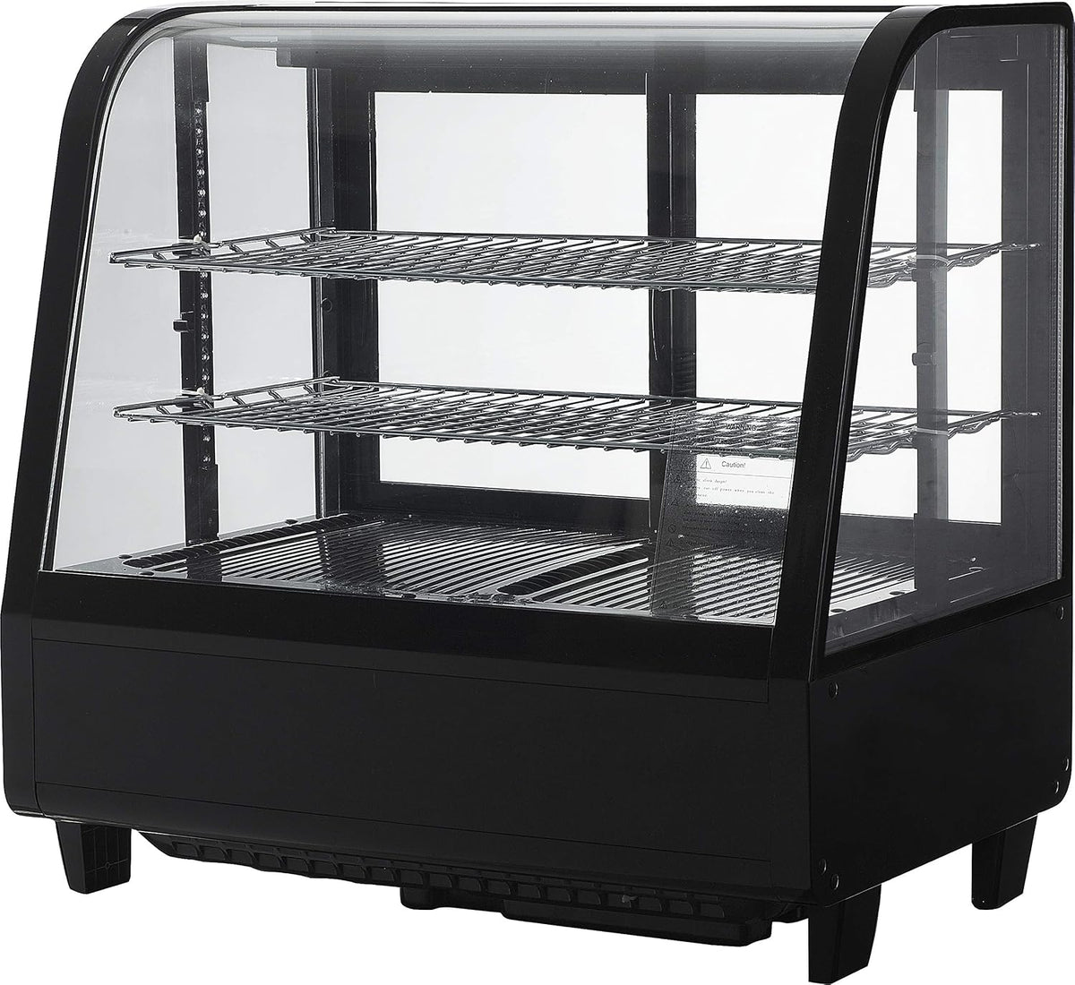L2G Réfrigérateur de présentation, 646 × 322 mm, éclairage LED, 3 niveaux, 12°C, 100L, Réfrigération Ventilée +2°/+12°C, réglable