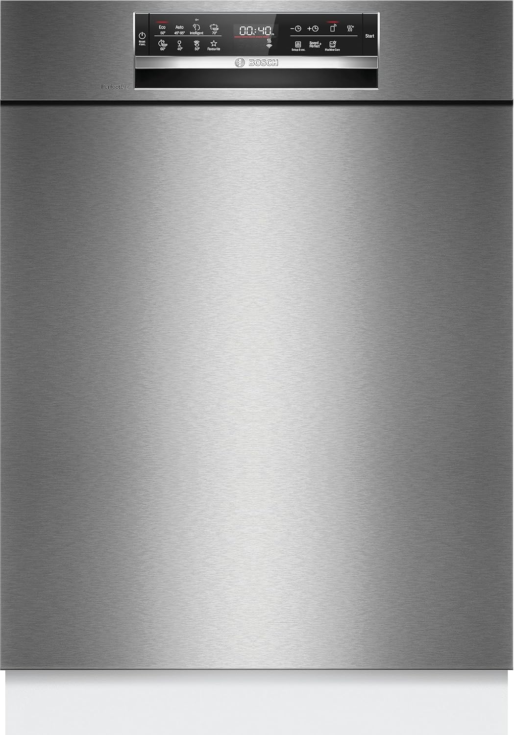 Lave-vaisselle Bosch SMU6ZCS16E, réglable, 60 cm, acier inoxydable, 5 cm, 40 dB, 60 cm de large, 50°C, 70 °C, 3 tiroirs, 14 couverts