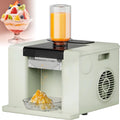 Machine à glaçons, broyeur à glace flocon de neige de 280 W avec tasse d'alimentation de 750 ml, acier inoxydable, 3 portions prédéfinies